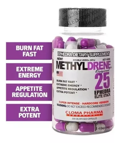 Foto 4 pulgar | Cloma Pharma Methyldrene Elite 100 Capsulas