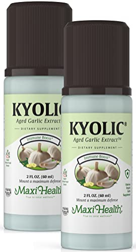 Suplemento Líquido Maxi Health Kyolic De Extracto De Ajo Envejecido, 2 Unidades - Venta Internacional.