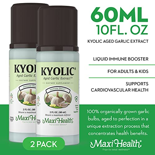 Foto 4 | Suplemento Líquido Maxi Health Kyolic De Extracto De Ajo Envejecido, 2 Unidades - Venta Internacional.