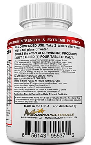 Foto 4 pulgar | Suplemento Marinanaturals Curvimore Booster Para Agrandar Los Senos - Venta Internacional.