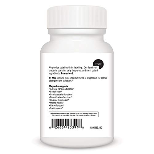 Foto 3 pulgar | Suplemento Tri-mag De 300 Mg De Magnesio De Davinci Laboratories - Venta Internacional.