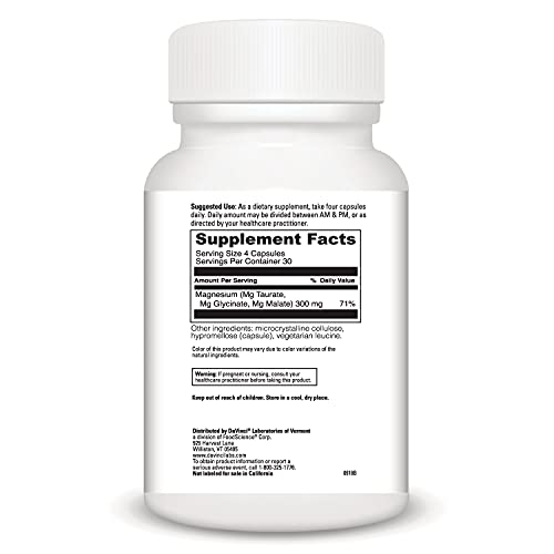 Foto 4 pulgar | Suplemento Tri-mag De 300 Mg De Magnesio De Davinci Laboratories - Venta Internacional.