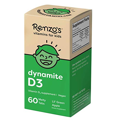 Foto 2 pulgar | Suplemento De Vitamina D3 Renzo's Dynamite D3 1000 Ui Kids - Venta Internacional.