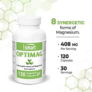 Foto 4 | Poderoso Complejo De Magnesio Supersmart Optimag 120 Cápsulas - Venta Internacional.