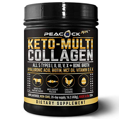 Proteína De Colágeno En Polvo Peacock Max Keto 454 G Con Aceite Mct - Venta Internacional.