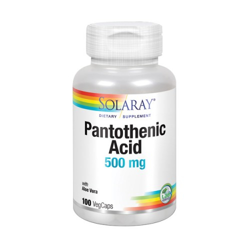 Foto 2 pulgar | Suplemento De Ácido Pantoténico Solaray, 500 Mg, 100 Cápsulas (paquete De  - Venta Internacional.