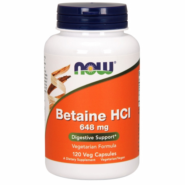 Foto 2 pulgar | Supplement Now Foods Betaína Hcl 120 Cápsulas Vegetales Paquete de 2 - Venta Internacional