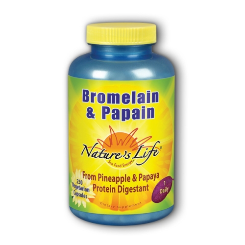 Foto 2 pulgar | Suplemento Nature's Life Con Bromelina Y Papaína 250 Vcaps X2 - Venta Internacional.