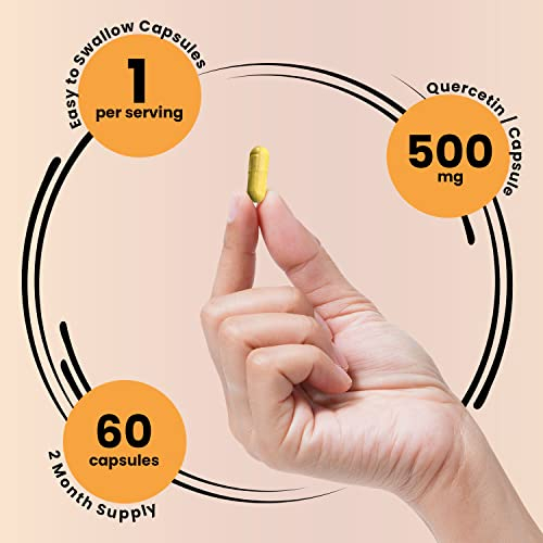 Foto 4 pulgar | Suplemento Genex Quercetina 500 Mg 60 Cápsulas Para Apoyar El Sistema Inmunológico - Venta Internacional.
