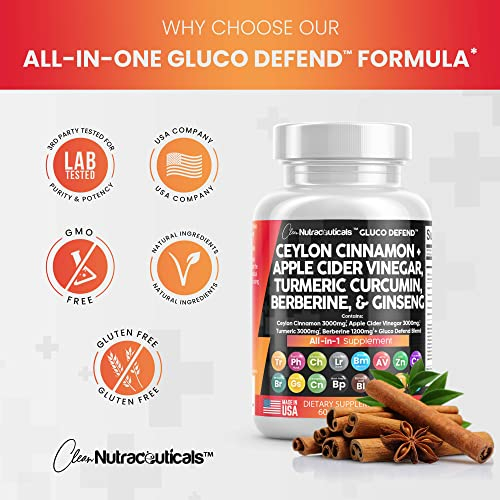 Foto 6 pulgar | Suplemento Clean Nutraceuticals Gluco Defend 60 Cápsulas - Venta Internacional.