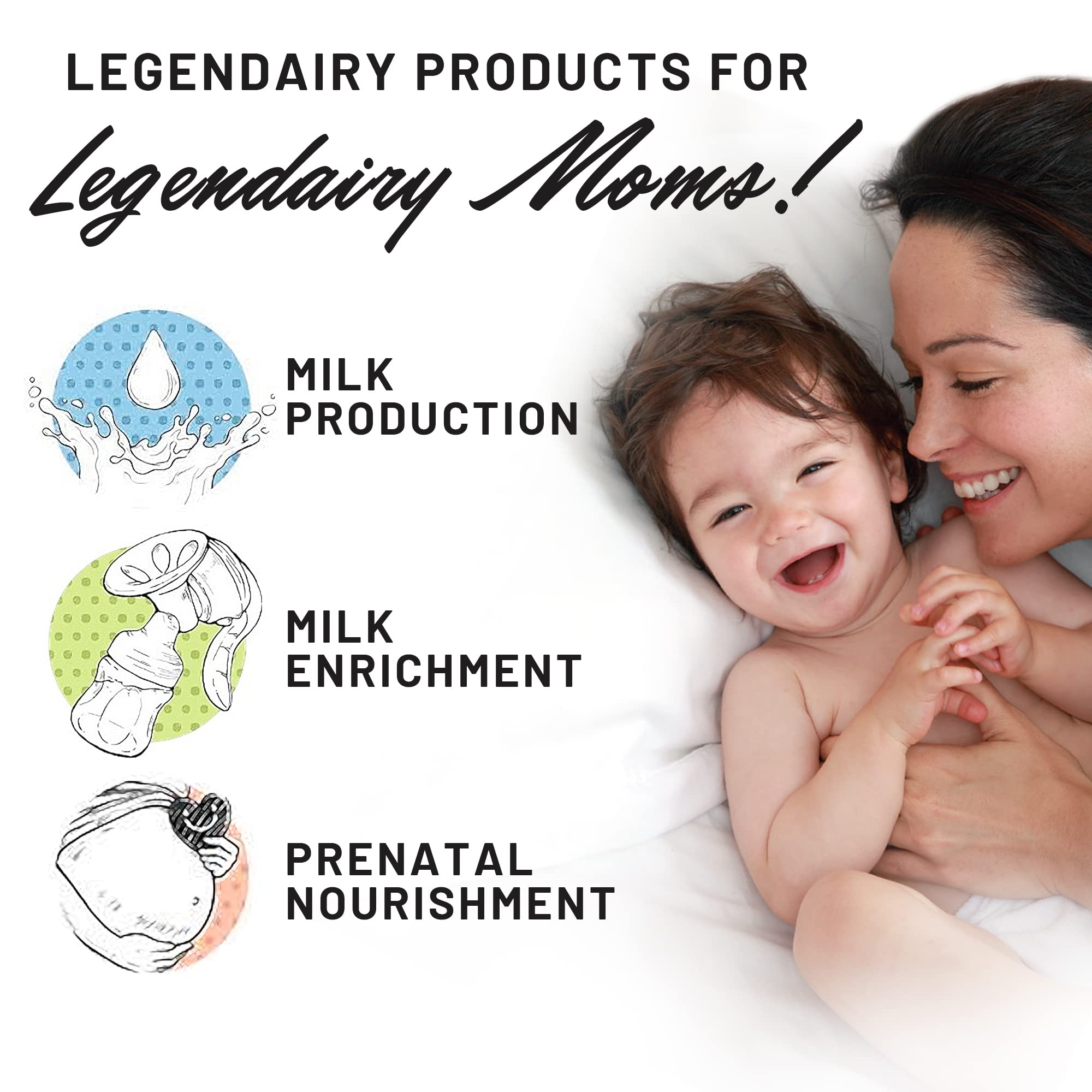 Foto 4 pulgar | Suplemento De Lactancia Legendairy Milk Cash Cow Moringa Alfa - Venta Internacional.