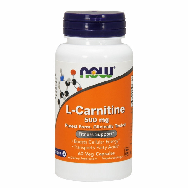 L-carnitina De Supplement Now Foods 500 Mg 60 Cápsulas - Venta Internacional.