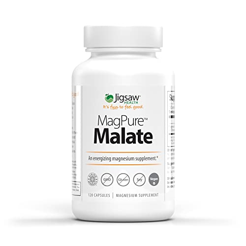 Suplemento Jigsaw Health Magpure De Malato De Magnesio 120 Cápsulas - Venta Internacional.