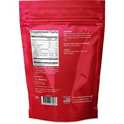 Foto 3 pulgar | Suplemento Bariatricpal Para Masticar Con Citrato De Calcio, 500 Mg - Venta Internacional.