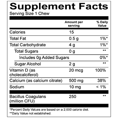Foto 4 pulgar | Suplemento Bariatricpal Para Masticar Con Citrato De Calcio, 500 Mg - Venta Internacional.