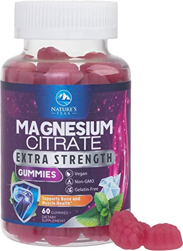 Suplemento Gomoso Nature's Peak Con Citrato De Magnesio, 60 Gomitas - Venta Internacional.