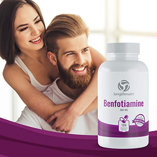 Foto 6 pulgar | Suplemento Longlifenutri Benfotiamina 300 Mg 180 Cápsulas - Venta Internacional.