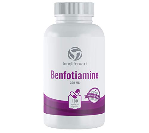 Foto 8 pulgar | Suplemento Longlifenutri Benfotiamina 300 Mg 180 Cápsulas - Venta Internacional.