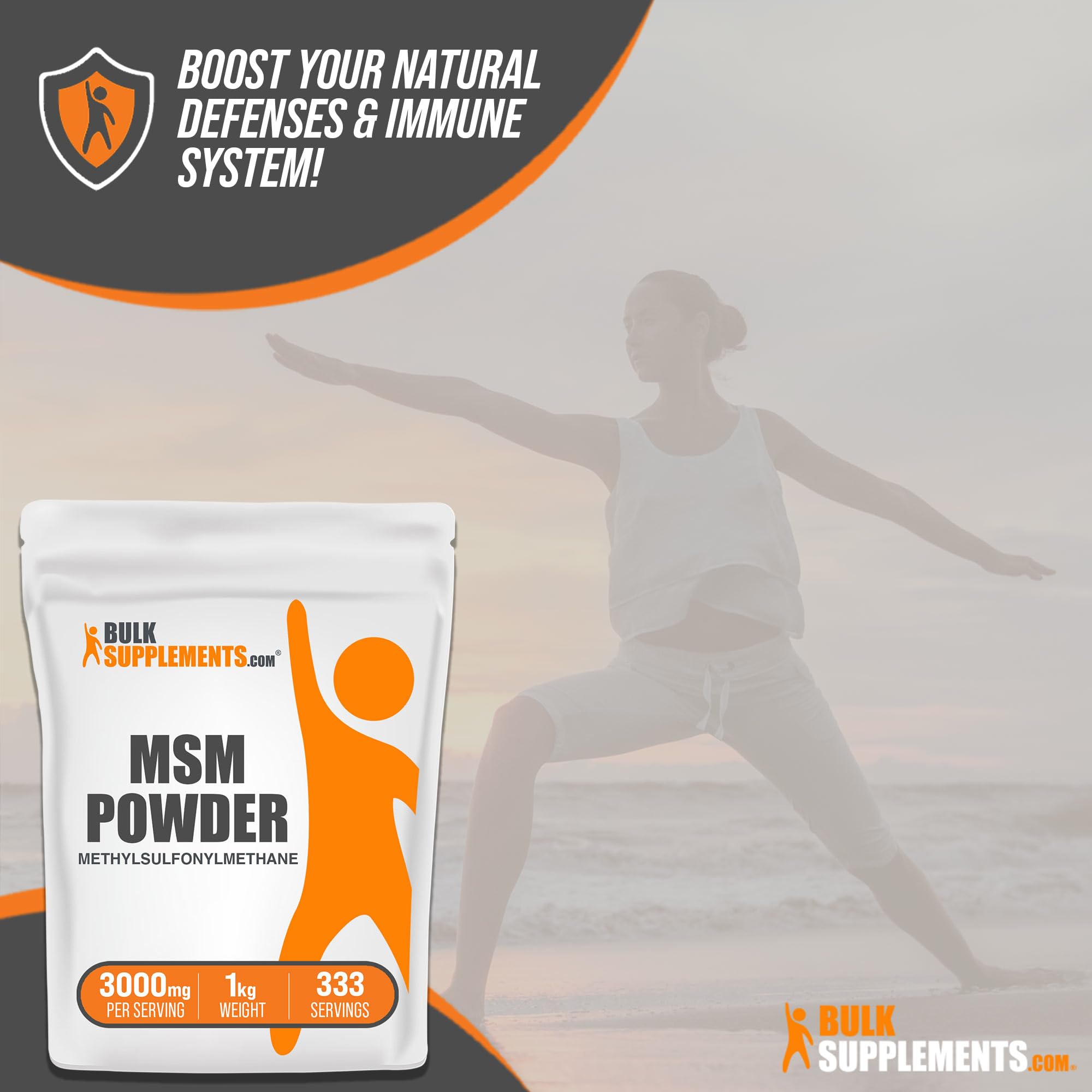 Foto 6 pulgar | Msm Powder Bulksupplements.com Metilsulfonilmetano 1 Kg - Venta Internacional.