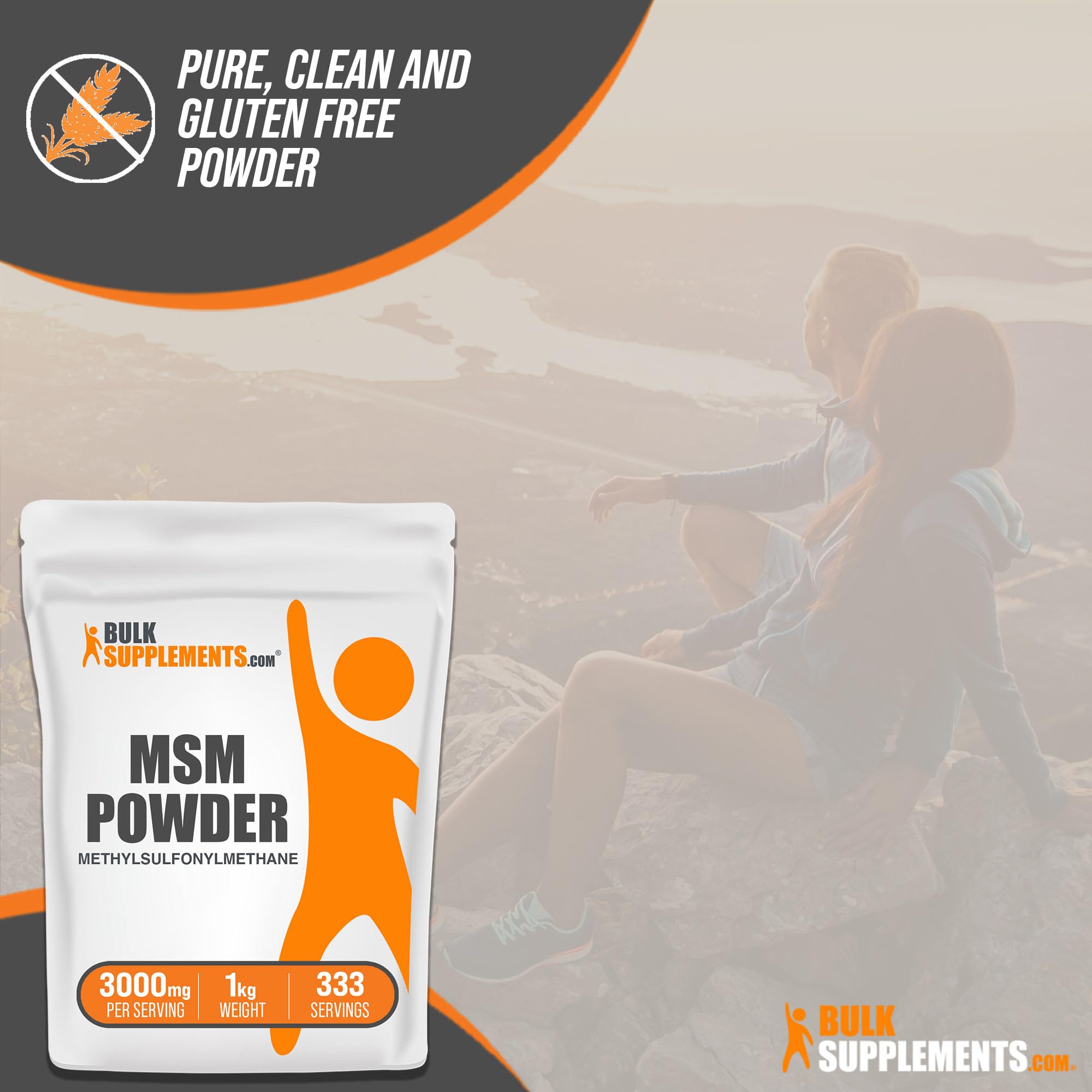 Foto 7 pulgar | Msm Powder Bulksupplements.com Metilsulfonilmetano 1 Kg - Venta Internacional.