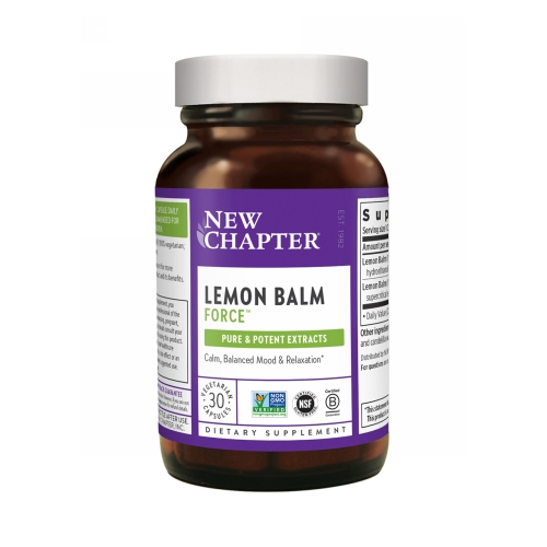 Suplemento New Chapter Lemon Balm Force 30 Cápsulas X 2 - Venta Internacional.