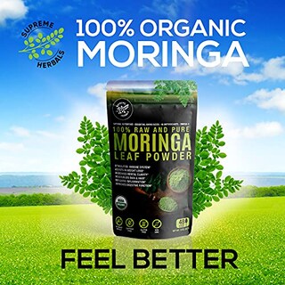 Foto 4 | Polvo De Hoja De Moringa Supreme Herbals, 240 Ml, Certificado Orgánico - Venta Internacional.