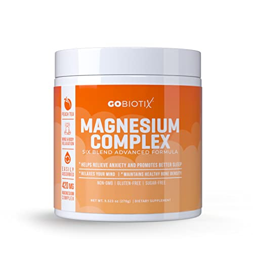 Foto 1 | Suplemento De Magnesio En Polvo Gobiotix Peach Tea 60 Porciones - Venta Internacional.