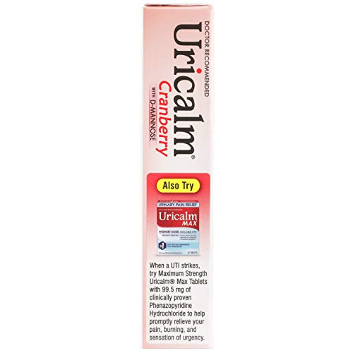 Foto 4 | Suplemento Uricalm De Arándano Rojo Con D-manosa, Masticable, 60 Comprimidos - Venta Internacional.