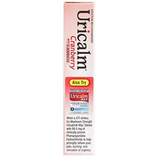 Foto 4 | Suplemento Uricalm De Arándano Rojo Con D-manosa, Masticable, 60 Comprimidos - Venta Internacional.