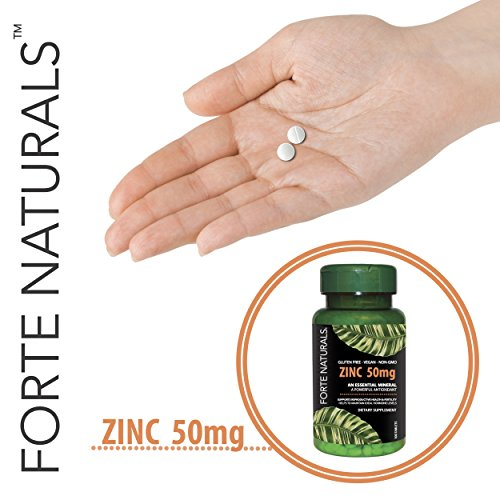 Foto 7 pulgar | Suplementos De Zinc Forte Naturals 50 Mg Para Estómagos Sensibles - Venta Internacional.