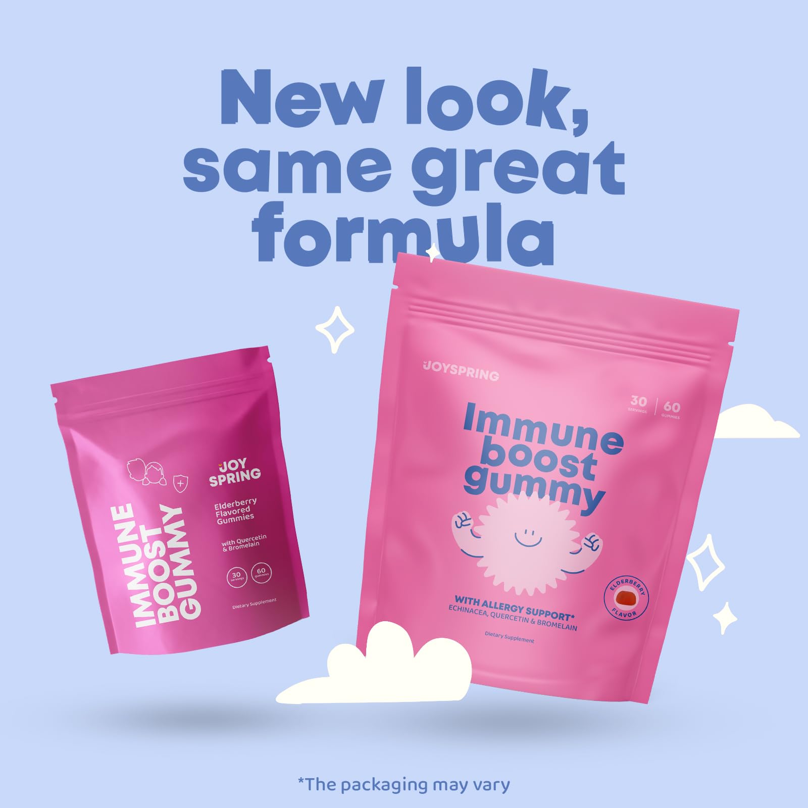 Foto 2 | Gomitas De Apoyo Inmunológico Joyspring Con Quercetina Y Bromelina Para Niños - Venta Internacional.