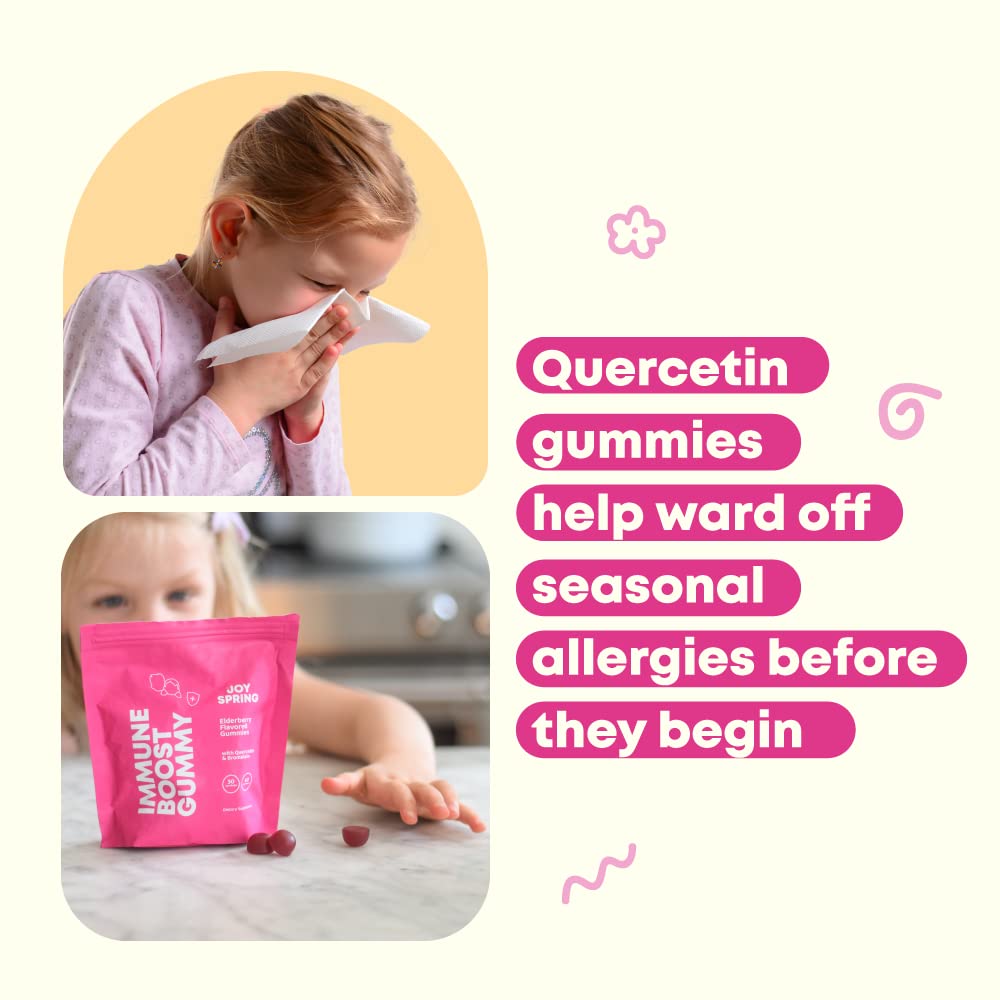 Foto 6 pulgar | Gomitas De Apoyo Inmunológico Joyspring Con Quercetina Y Bromelina Para Niños - Venta Internacional.