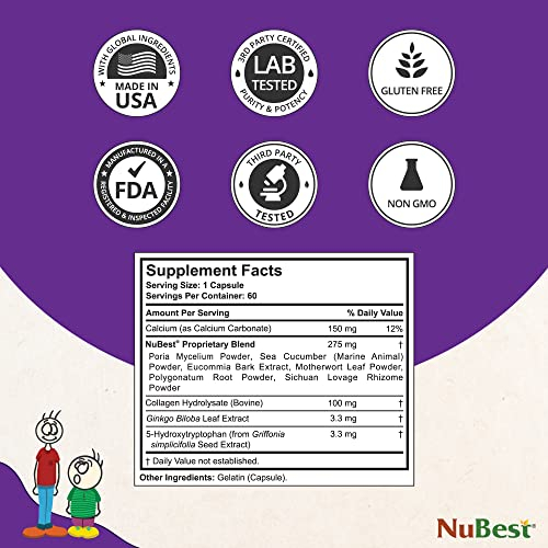 Foto 4 | Suplemento Nubest Tall Powerful Growth Para Niños Mayores De 5 Años - Venta Internacional.