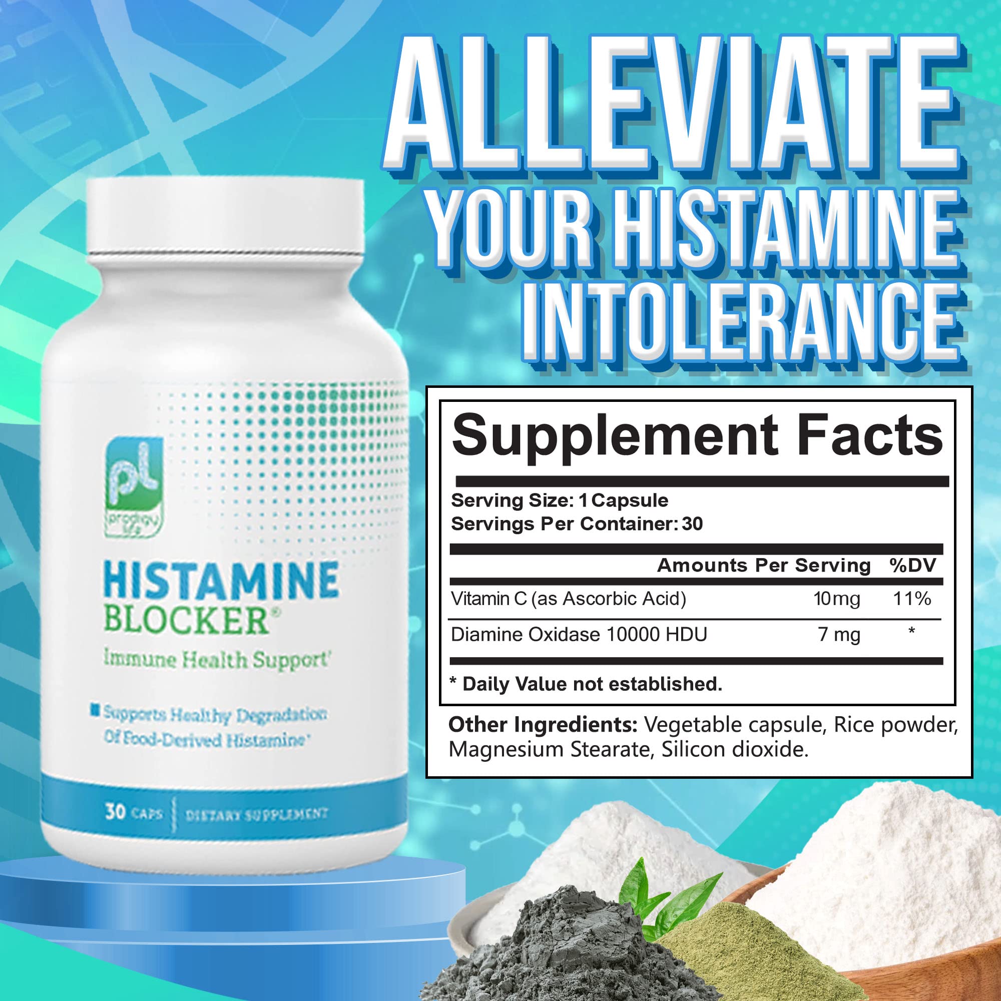 Foto 7 | Suplemento De Bloqueo De Histamina Prodigy Life Premium H - Venta Internacional.
