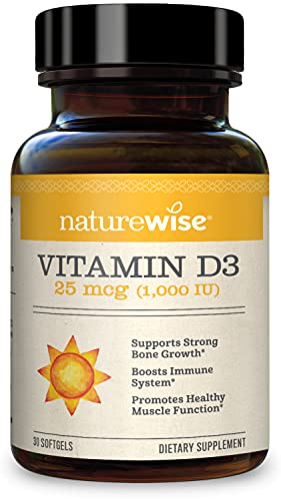 Foto 2 pulgar | Suplemento Naturewise De Vitamina D3 1000 Ui, 30 Cápsulas Blandas - Venta Internacional.