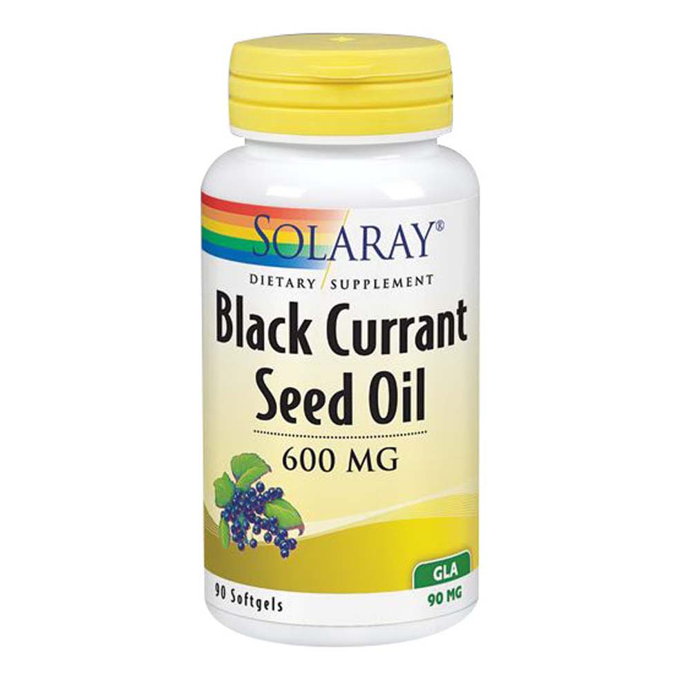 Suplemento De Aceite De Semillas De Grosella Negra Solaray 90 Cápsulas Blandas - Venta Internacional.
