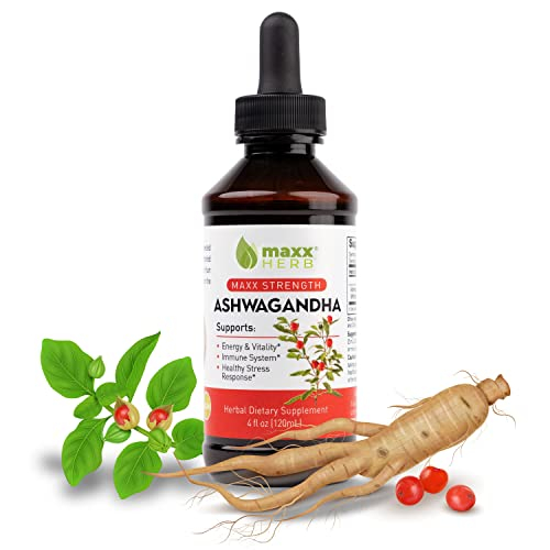 Foto 8 pulgar | Suplemento Maxx Herb, Extracto De Ashwagandha, Potencia Máxima, 120 Ml - Venta Internacional.