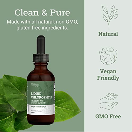 Foto 4 | Suplemento Líquido De Clorofila De Earth Harmony Naturals - Venta Internacional.