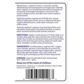 Foto 3 | Crema Nutrasal Magnesio L-arginina 240 Ml Óxido Nítrico - Venta Internacional.