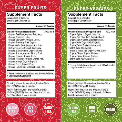 Foto 3 pulgar | Suplemento Terra Kai Organics Con Superfrutas Y Verduras, 180 Unidades - Venta Internacional.