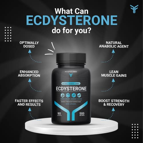 Foto 3 pulgar | Suplemento Fit And Focused Ecdysterone 500 Mg 90 Cápsulas - Venta Internacional.
