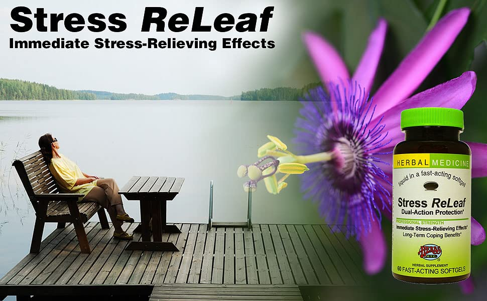 Foto 6 pulgar | Suplemento Herbs Etc Stress Releaf 60 Comprimidos - Venta Internacional.