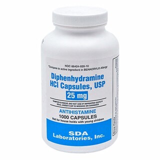 Foto 1 | Cápsulas De Difenhidramina Hcl 1000 Mg Sda Labs - Venta Internacional.