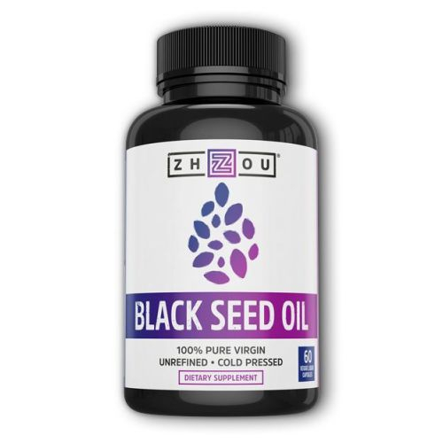 Foto 1 | Suplemento De Aceite De Semillas Negras De Zhou Nutrition, 60 Cápsulas Vegetales - Venta Internacional.