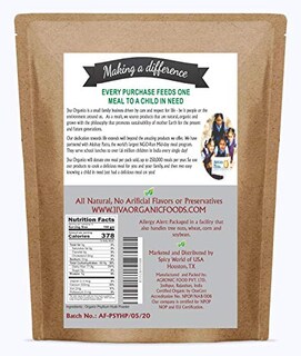 Foto 2 | Cáscara De Psyllium En Polvo Jiva Organics, Bolsa A Granel De 800 G, Sin Sabor - Venta Internacional.