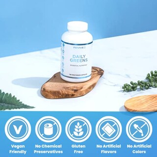 Foto 5 | Suplemento Revive MD Daily Greens 180 Cápsulas - Venta Internacional