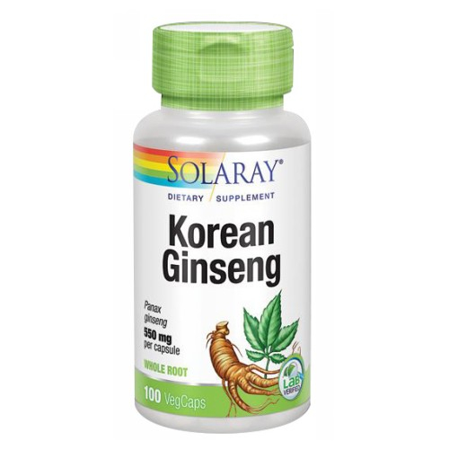 Foto 2 pulgar | Suplemento Solaray De Ginseng Coreano, 100 Cápsulas (paquete De 4) - Venta Internacional.