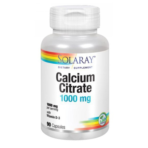 Foto 2 pulgar | Suplemento De Citrato De Calcio Solaray 90 Cápsulas Con Vitamina D - Venta Internacional.