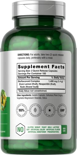 Foto 3 pulgar | Suplemento Del Complejo De Bioflavonoides De Limón Horbach 1400 Mg 200 C - Venta Internacional.