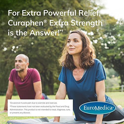 Foto 7 pulgar | Suplemento Euromedica Curaphen Extra Strength 120 Comprimidos - Venta Internacional